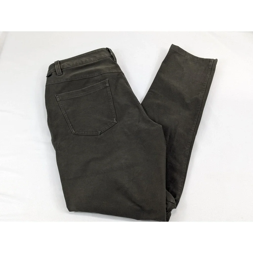 Lululemon Mens ABC Pant Slim Straight 5 Pocket Technical Stretch Olive 32x31